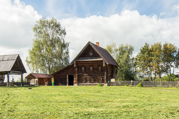 Museum of wooden architecture in Suzdal, Russia