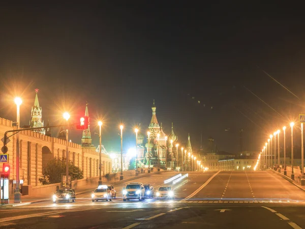 Mosca Russia Agosto 2020 Ponte Bolshoy Moskvoretsky Eveni — Foto Stock