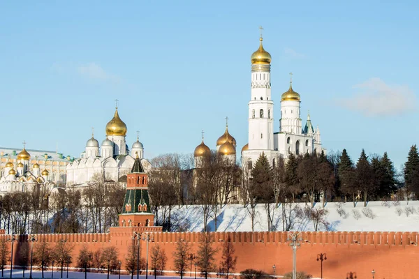 Kremlin Moscú Campanario Catedral Del Arcángel — Foto de Stock