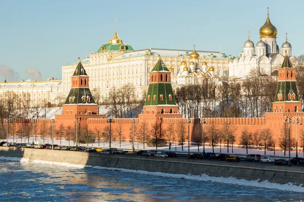 Der Moskauer Kreml Die Kathedrale Des Erzengels Und Der Große — Stockfoto