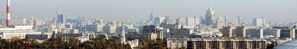 Mosca Panoramica Paesaggio Urbano Girato Vorobyovy Gory Sparrow Hills — Foto Stock