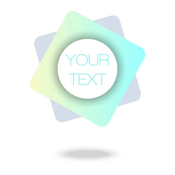Your Text Here Minimal Pattern Abstract Poster Colorful Geometric Background — Stock Vector