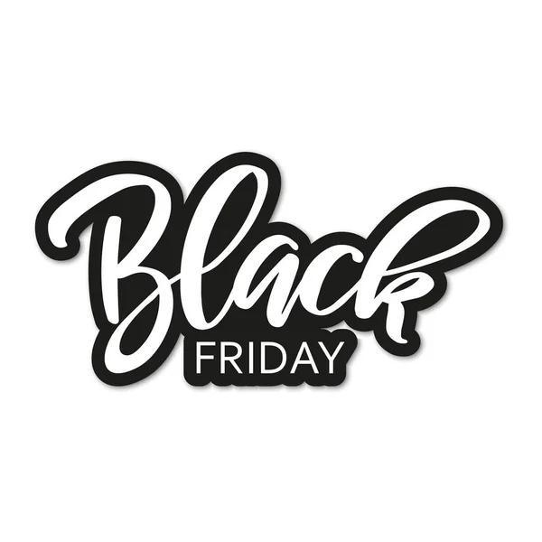 Black Friday Sale Inscription Design Template Black Friday Super Sale — Stock Vector