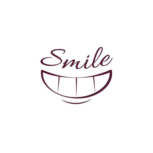 Diseño Plantilla Icono Sonrisa Emoticones Sonrientes Vector Logotipo Aislado Ilustración — Archivo Imágenes Vectoriales