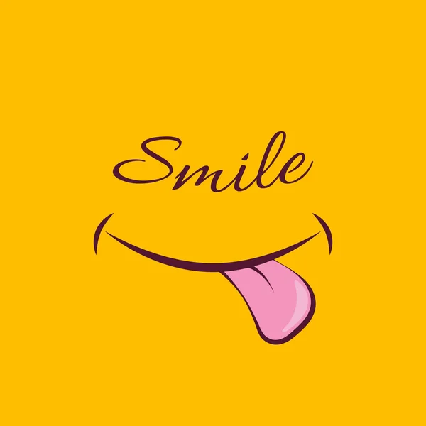 Diseño Plantilla Icono Sonrisa Emoticones Sonrientes Vector Logotipo Aislado Ilustración — Vector de stock