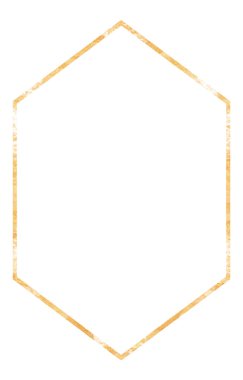 Altın kristal çerçeve