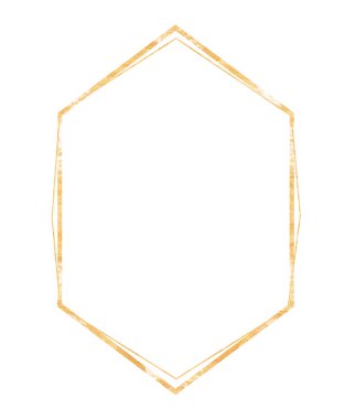 Altın kristal çerçeve