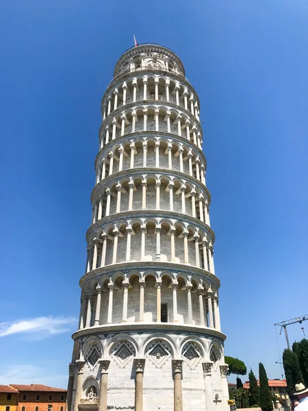 Pisa Tower Piazza Del Duomo 56126 Pisa Italy Clean Sky — стокове фото