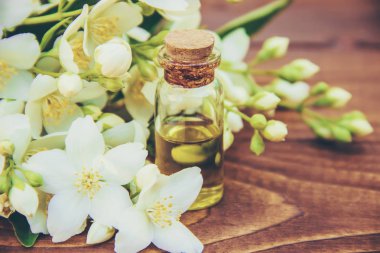 Yasemin esans. seçici odak. 