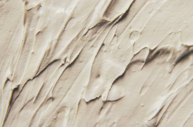 Kozmetik yüz ve vücut için kil maskesi doku. Seçici odak.