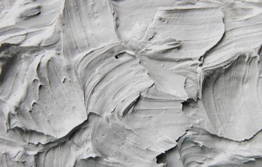 Çamur maskesi kil mineralleri Ölü Deniz'in ile. Doku. Seçici odak. Doğa.