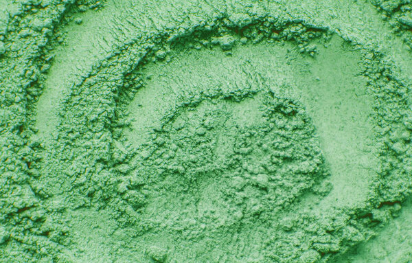 powder for the face. cosmetic texture. selective focus. nature.