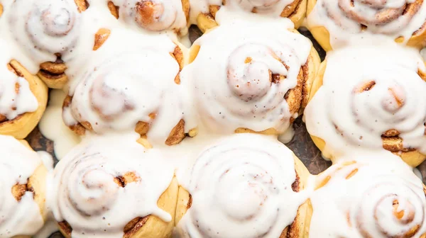 Sır, kopya alanı, ev yapımı tarçınlı çörek görünümü top.