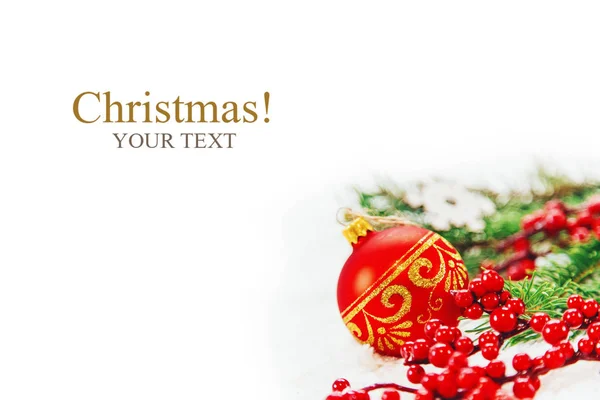 Christmas Background Happy New Year Selective Focus Holiday — Stock Photo, Image