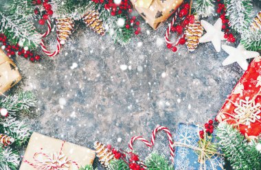 Noel arka plan. Yeni Yılınız Kutlu Olsun. Seçici odak holidey