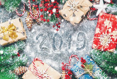 Noel arka plan. Yeni Yılınız Kutlu Olsun. Seçici odak holidey