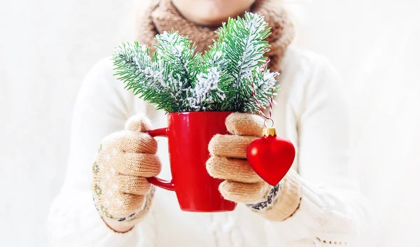 Fondo Navidad Feliz Año Nuevo Foco Selectivo Holidey — Foto de Stock