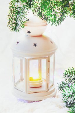 Noel arka plan. Yeni Yılınız Kutlu Olsun. Seçici odak holidey