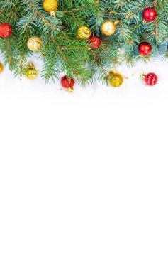 Noel arkaplanı. Mutlu yıllar. Seçici Odaklanma Tatili