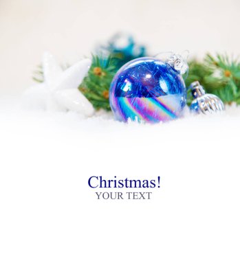 Noel arkaplanı. Mutlu yıllar. Seçici Odaklanma Tatili