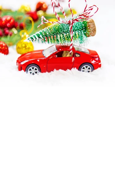 Christmas Background Happy New Year Selective Focus Holiday — Stock Photo, Image