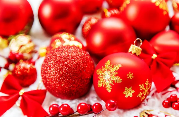 Christmas Background Happy New Year Selective Focus Holiday — Stock Photo, Image