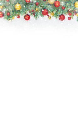 Noel arkaplanı. Mutlu yıllar. Seçici Odaklanma Tatili