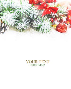 Noel arkaplanı. Mutlu yıllar. Seçici Odaklanma Tatili