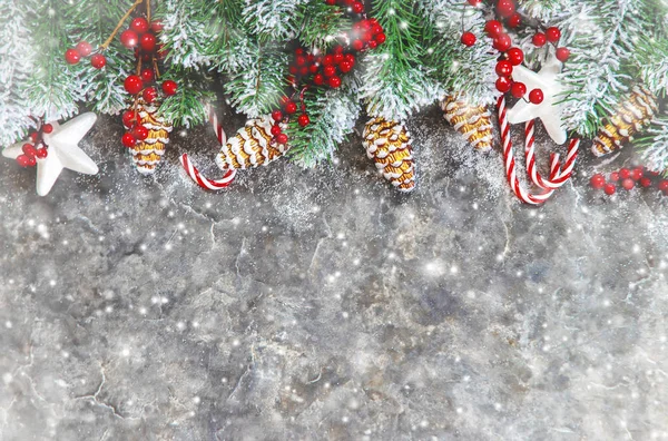 Christmas Background Happy New Year Selective Focus Holiday — Stock Photo, Image