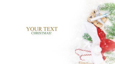 Noel seyahat tema arka plan. Seçici odak. Tatil