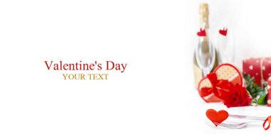 Sevgililer günü. Güzel arka plan tebrik kartı bir gül. Seçici odak. Tatil.