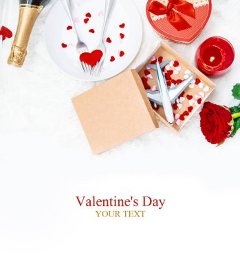 Sevgililer Günü. Güzel bir hediye gezisi. Seçici odaklanma. Tatil