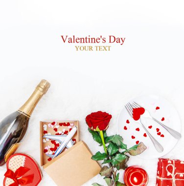 Sevgililer Günü. Güzel bir hediye gezisi. Seçici odaklanma. Tatil