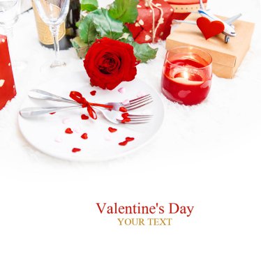 Sevgililer Günü. Güzel bir hediye gezisi. Seçici odaklanma. Tatil