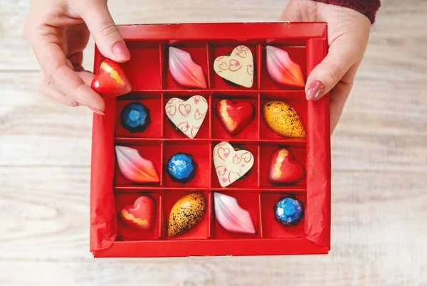 Sweet Gift Beloved Selective Focus Food — Stock Photo, Image
