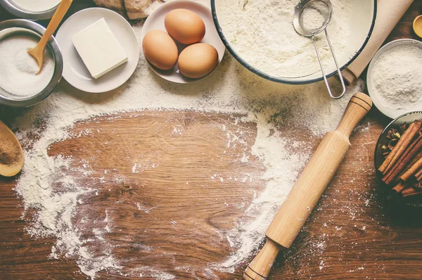Pastelería Pasteles Cocinar Sus Propias Manos Enfoque Selectivo Alimentos —  Fotos de Stock