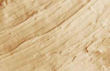 Çamur maskesi kil mineralleri Ölü Deniz'in ile. Doku. Seçici odak. Doğa.