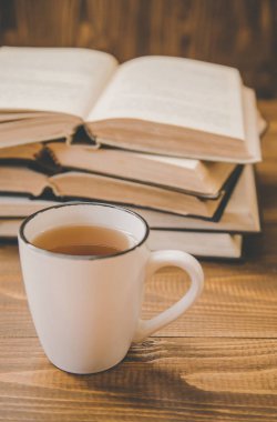 Dünya kitap günü. Arka plan yaptırın. Seçici odak.