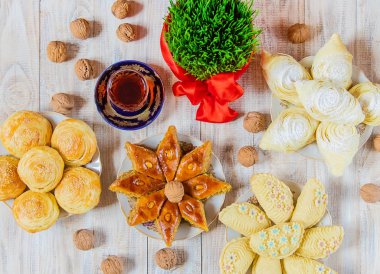 Novruz. Azerbaycan gelenekleri. Yeni yıl. Seçici odak.