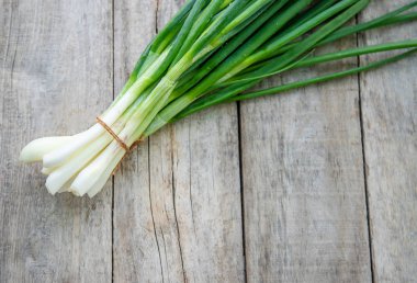 Bahçeden taze ev yapımı yeşillikler. Seçici odaklama.