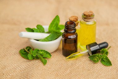 şifalı otlar. Seçici odak. Tıp ve sağlık.