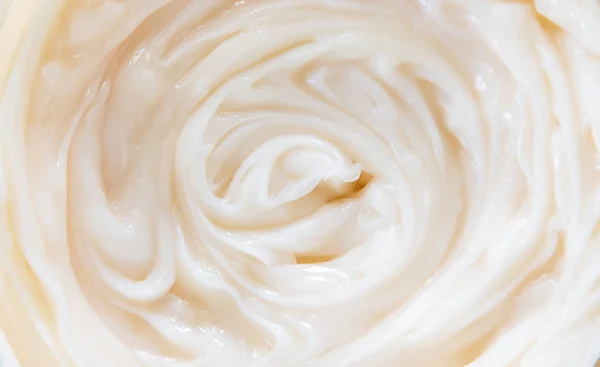 Cosmetische textuur crème voor gezicht en lichaam. selectieve focus. — Stockfoto