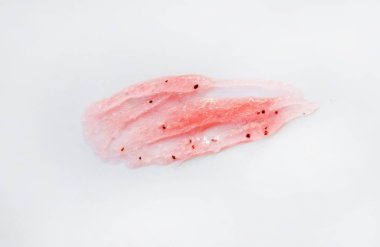 yüz ve vücut için kozmetik doku scrub. seçici odaklama.