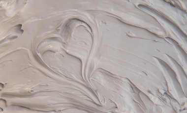 Yüz ve vücut için kil maskesi kozmetik doku. seçici odaklama.