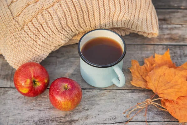 Beautiful autumn background. Hello, Autumn. Selective focus.