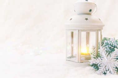 Noel arkaplanı. Mutlu yıllar. Seçici odak