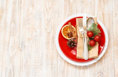 Noel arkaplanı. Masa ayarı. Seçici odaklanma. Tatil.