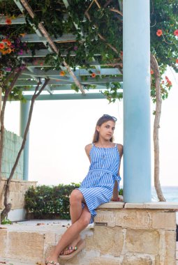 Yunanca güzel bir kadın. Seçici odaklanma. insanlar.