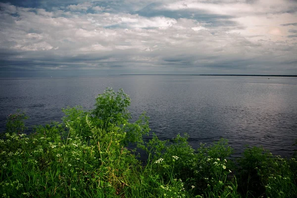 Kıyıdan güzel manzara nehir