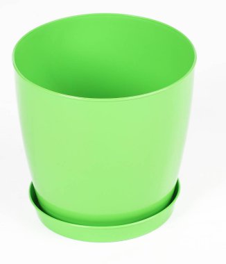 saksıyı. Palet ile plastik saksıyı